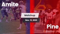 Matchup: Amite vs. Pine  2020