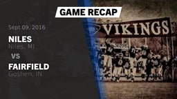 Recap: Niles  vs. Fairfield  2016