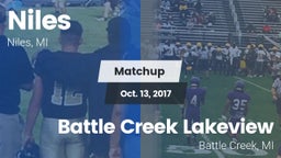 Matchup: Niles vs. Battle Creek Lakeview  2017