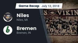 Recap: Niles  vs. Bremen  2018