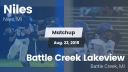 Matchup: Niles vs. Battle Creek Lakeview  2018
