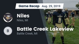 Recap: Niles  vs. Battle Creek Lakeview  2019