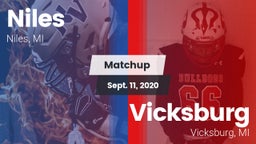 Matchup: Niles vs. Vicksburg  2020
