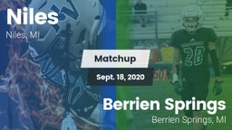 Matchup: Niles vs. Berrien Springs  2020