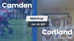 Matchup: Camden vs. Cortland  2017