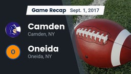 Recap: Camden  vs. Oneida  2017