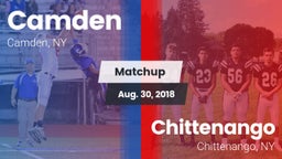 Matchup: Camden vs. Chittenango  2018