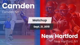 Matchup: Camden vs. New Hartford  2018