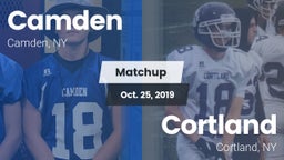 Matchup: Camden vs. Cortland  2019