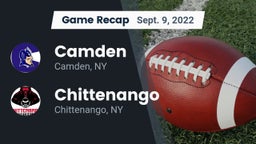 Recap: Camden  vs. Chittenango  2022