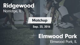 Matchup: Ridgewood vs. Elmwood Park  2016