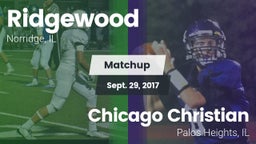 Matchup: Ridgewood vs. Chicago Christian  2017