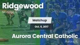 Matchup: Ridgewood vs. Aurora Central Catholic 2017