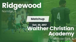 Matchup: Ridgewood vs. Walther Christian Academy 2017