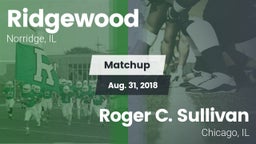 Matchup: Ridgewood vs. Roger C. Sullivan 2018