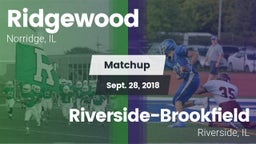 Matchup: Ridgewood vs. Riverside-Brookfield  2018