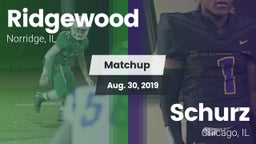 Matchup: Ridgewood vs. Schurz  2019