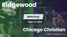 Matchup: Ridgewood vs. Chicago Christian  2019