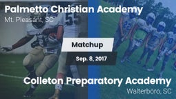 Matchup: Palmetto Christian A vs. Colleton Preparatory Academy 2017