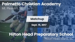 Matchup: Palmetto Christian A vs. Hilton Head Preparatory School 2017