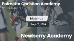 Matchup: Palmetto Christian A vs. Newberry Academy 2020