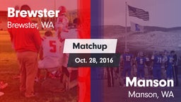 Matchup: Brewster vs. Manson  2016
