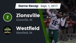 Recap: Zionsville  vs. Westfield  2017