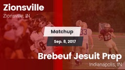 Matchup: Zionsville vs. Brebeuf Jesuit Prep  2017