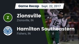 Recap: Zionsville  vs. Hamilton Southeastern  2017