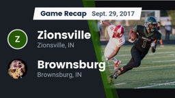 Recap: Zionsville  vs. Brownsburg  2017