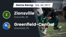 Recap: Zionsville  vs. Greenfield-Central  2017