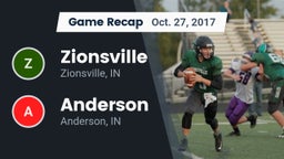 Recap: Zionsville  vs. Anderson  2017