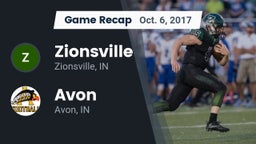 Recap: Zionsville  vs. Avon  2017