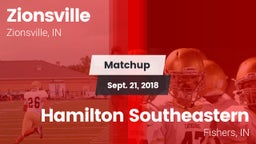 Matchup: Zionsville vs. Hamilton Southeastern  2018