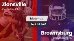 Matchup: Zionsville vs. Brownsburg  2018