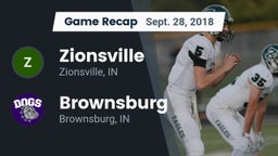 Recap: Zionsville  vs. Brownsburg  2018