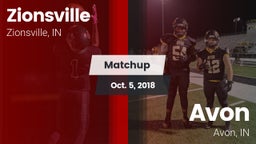 Matchup: Zionsville vs. Avon  2018
