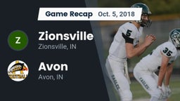 Recap: Zionsville  vs. Avon  2018