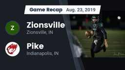 Recap: Zionsville  vs. Pike  2019