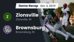 Recap: Zionsville  vs. Brownsburg  2019