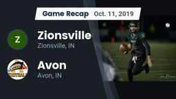 Recap: Zionsville  vs. Avon  2019