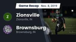 Recap: Zionsville  vs. Brownsburg  2019