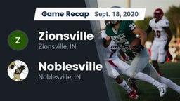 Recap: Zionsville  vs. Noblesville  2020