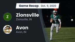 Recap: Zionsville  vs. Avon  2020
