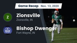 Recap: Zionsville  vs. Bishop Dwenger  2020