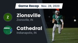 Recap: Zionsville  vs. Cathedral  2020