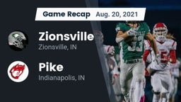 Recap: Zionsville  vs. Pike  2021