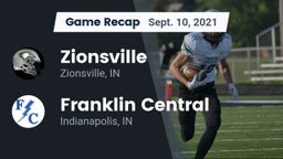 Recap: Zionsville  vs. Franklin Central  2021