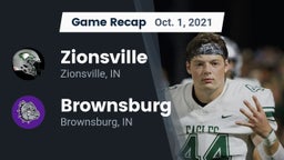 Recap: Zionsville  vs. Brownsburg  2021