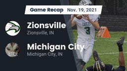 Recap: Zionsville  vs. Michigan City  2021
